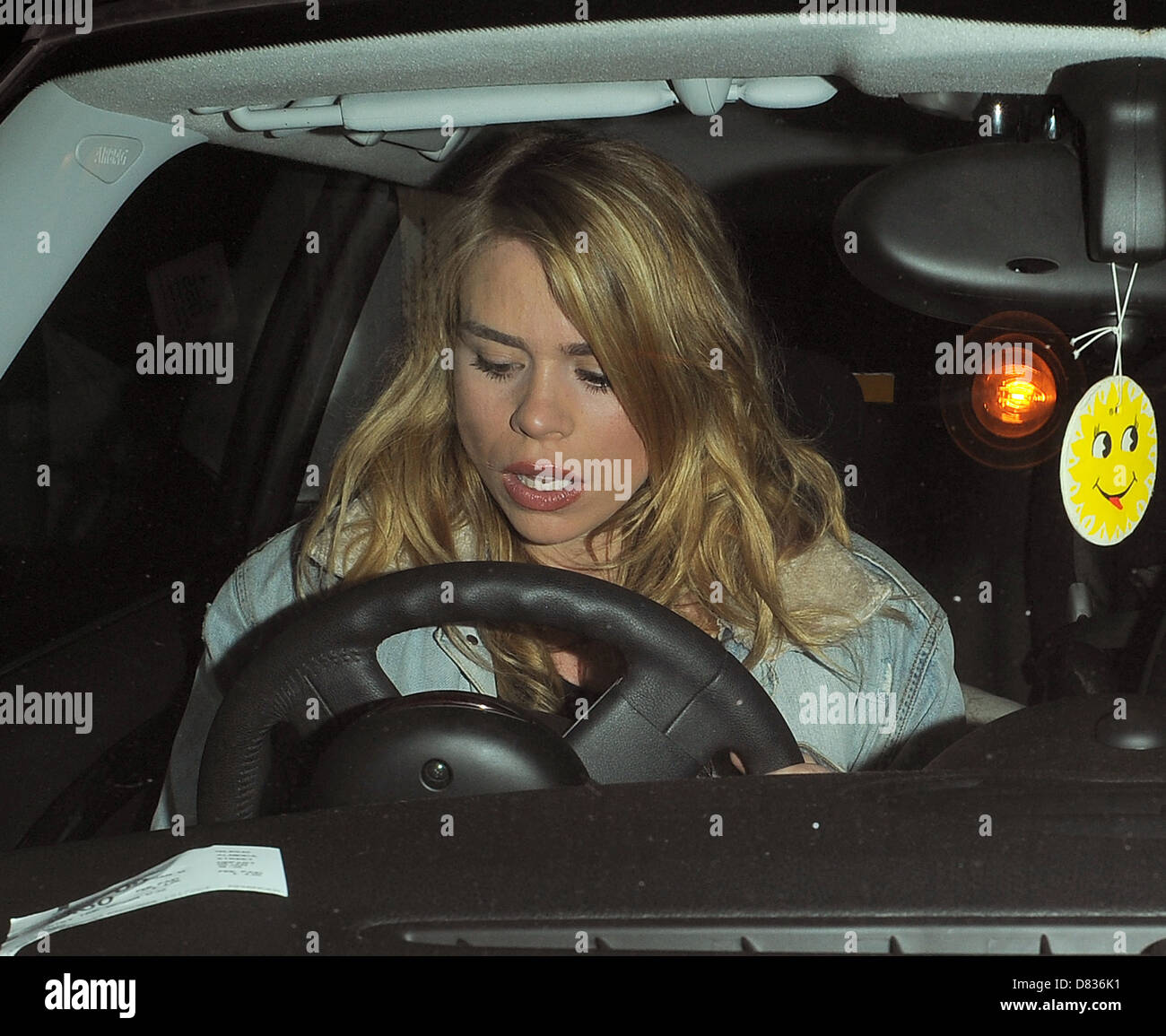 Billie Piper Leaving The Almeida Theatre Having Performed In A Production Of Reasons To Be