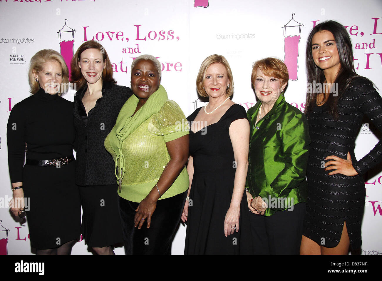 Daryl Roth, Veanne Cox, Lillias White, Eve Plumb, Nancy Dussault and Katie Lee After party celebrating the new cast of 'Love, Stock Photo