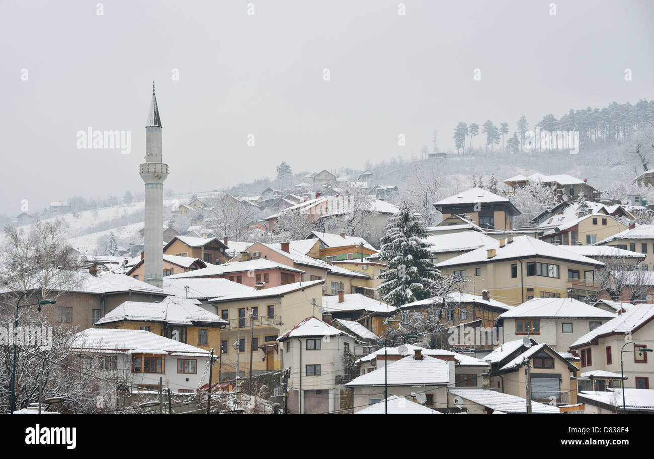 Sarajevo in winter, Bosnia and Herzegovina Stock Photo - Alamy