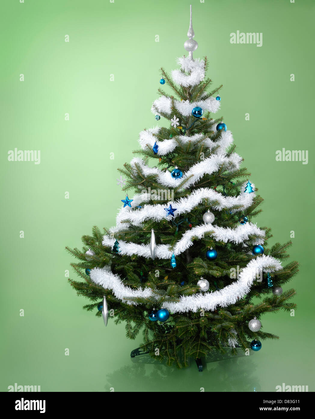 Green christmas tree cutout hi-res stock photography and images - Alamy