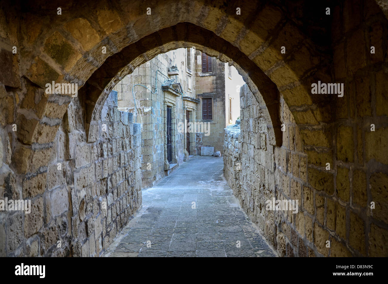 Old village in Gozo Stock Photo - Alamy