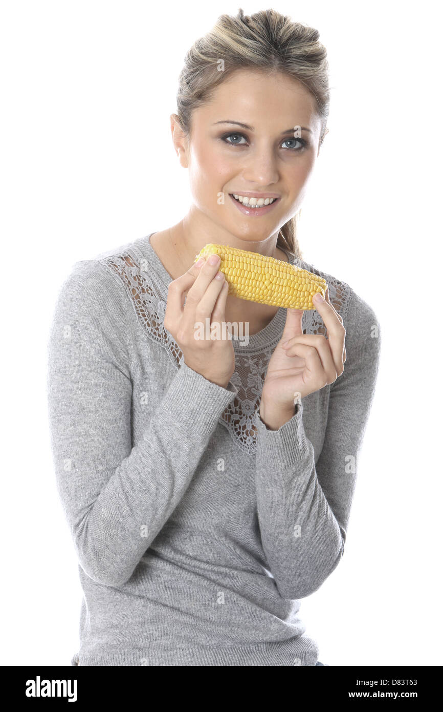 Woman with corn on the cob hires stock photography and images Alamy