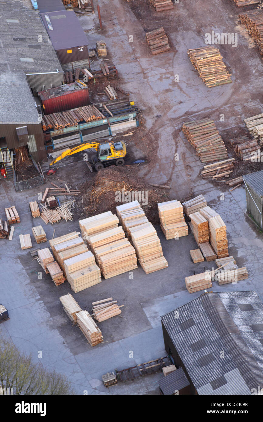 Timber yard with logs hires stock photography and images Alamy