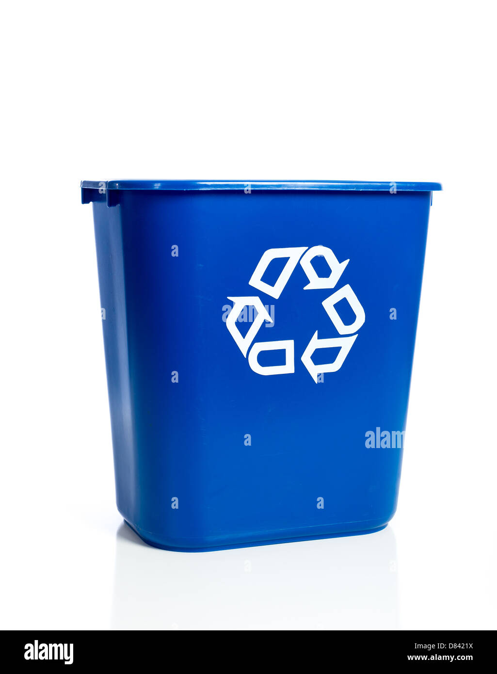 blue recycle bin