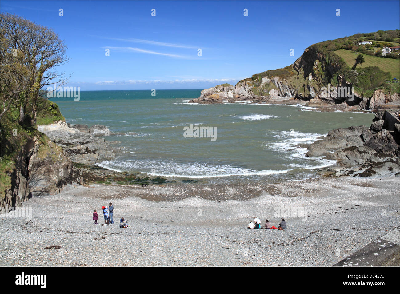 Lester Point in Combe Martin Bay, Devon, England, Great