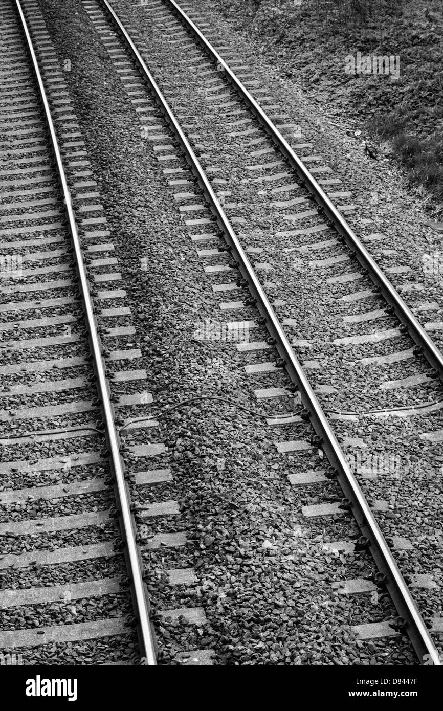 Ballast lines Black and White Stock Photos & Images Alamy