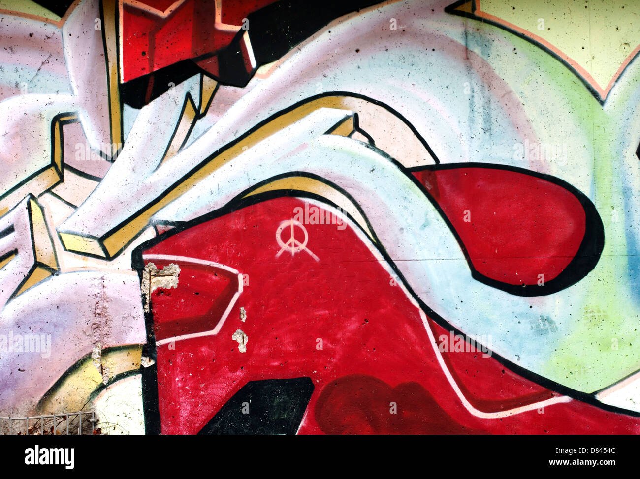 Graffiti on a wall Stock Photo