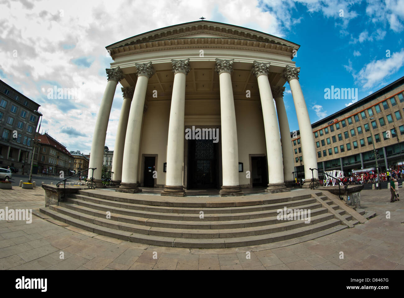 St. Alexander's Church, Warsaw, Poland Stock Photo