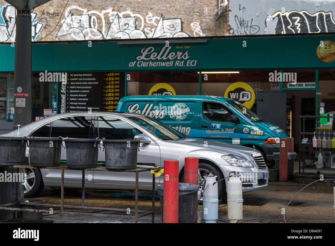 Car wash in petrol station hires stock photography and images Alamy