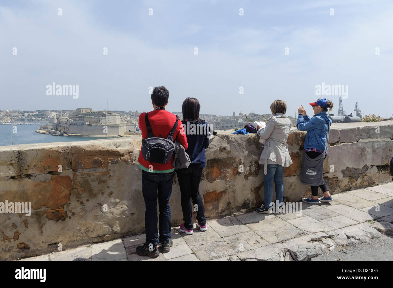 View from Valletta eastwards, Malta Stock Photo