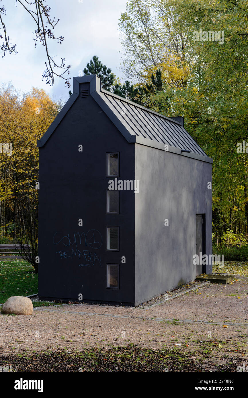 Memorial  Hamburg Firestorm in Rothenburgsort built by Volker Lang 2003 , Hamburg, Germany Stock Photo