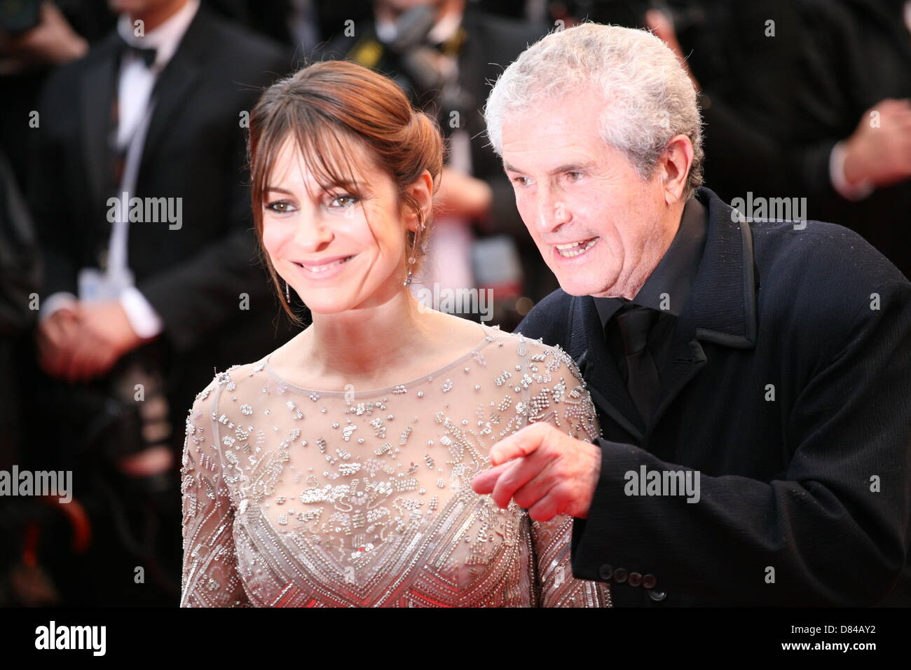 Cannes, France. 18th May, 2013. Audrey Dana and Claude Lelouch at the ...