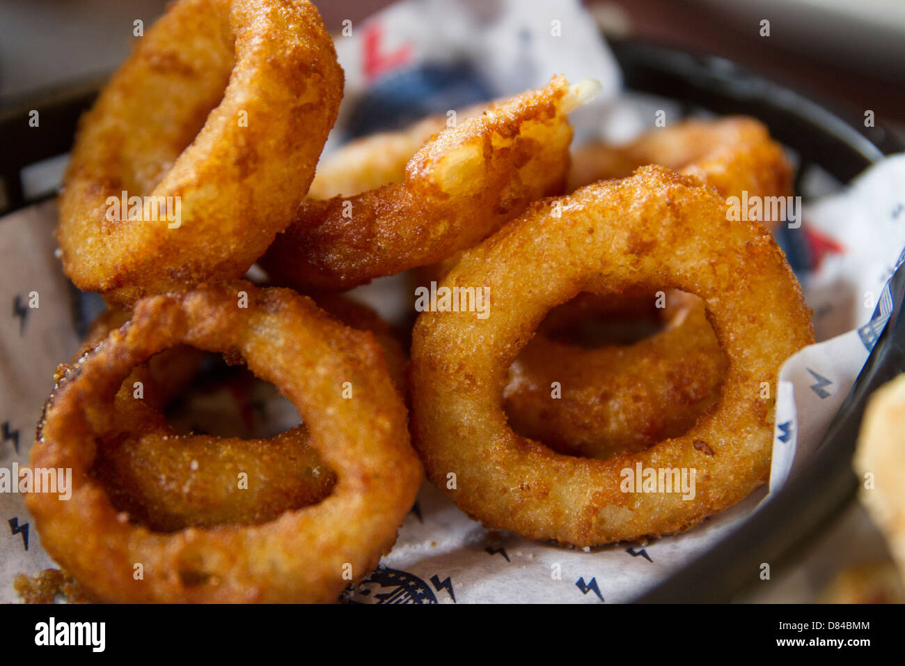 Onion Rings Stock Photo