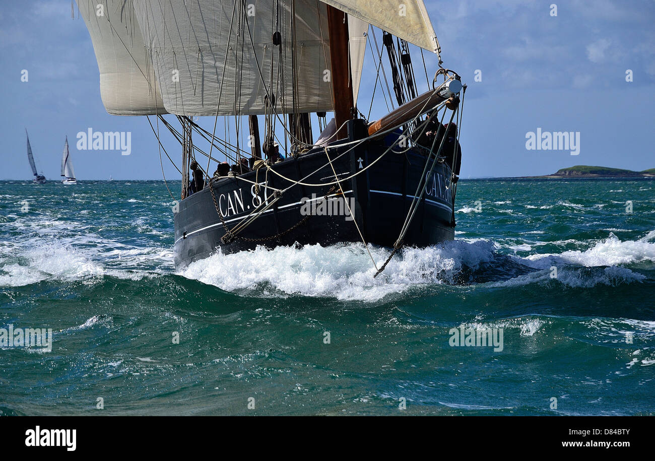 Sailing lugger hi-res stock photography 