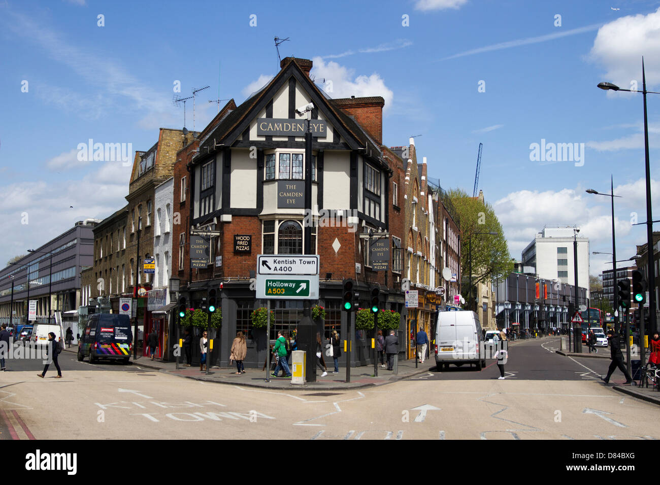 Camden Eye Pub Stock Photo