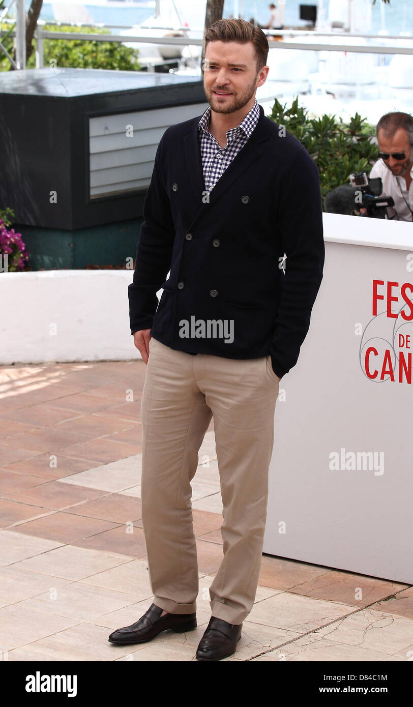 Justin Timberlake attends a photocall for Inside Llewyn Davis - The 66th Annual Cannes Film Festival- At the Palais des Festiva Stock Photo