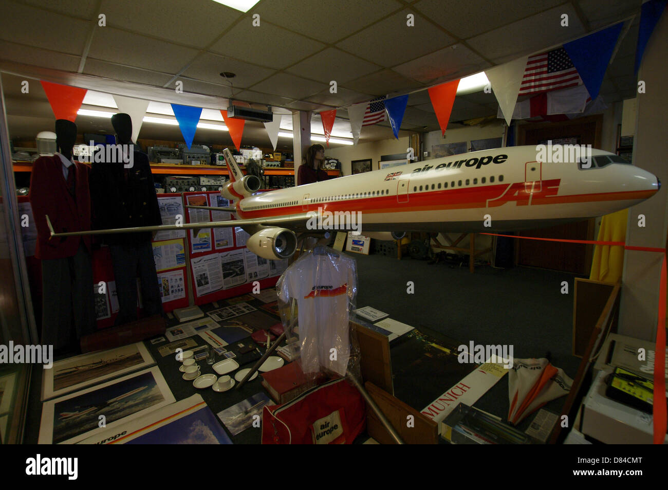 Aircraft model displayed at Gatwick Aviation Museum Stock Photo Alamy