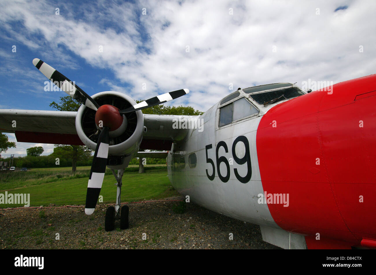 Percival Sea Prince T.1. aircraft displayed at Gatwick Aviation Museum