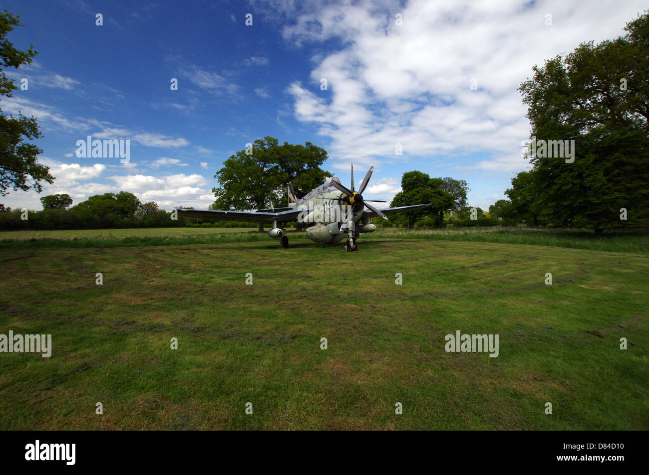 Fairey A.E.W. 3 aircraft displayed at Gatwick Aviation Museum