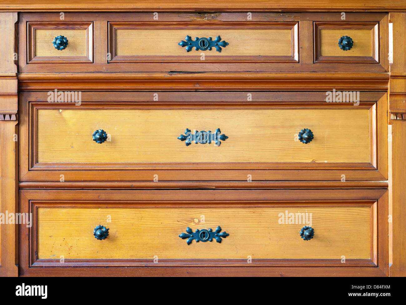 old chest of drawers Stock Photo