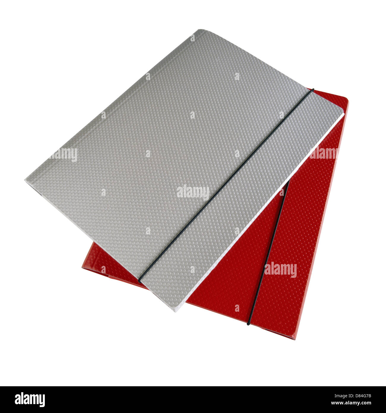 Office folders isolated on the white Stock Photo - Alamy