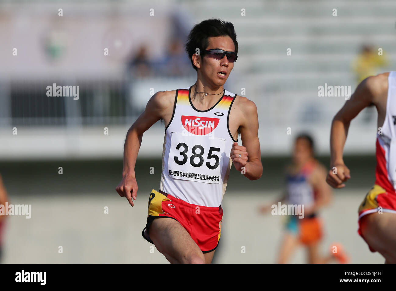 Yuki Sato,  MAY 18, 2013 - Athletics :  The 55th East Japan Industrial Athletics Championship  Men's 1500m  at Kasamatsu Athletics Stadium, Ibaraki, Japan.  (Photo by YUTAKA/AFLO SPORT) [1040] Stock Photo
