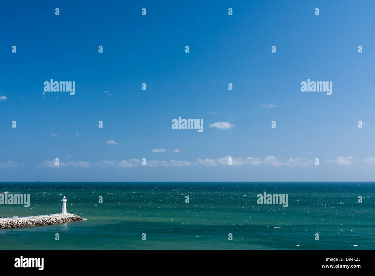 Cheongsapo lighthouse in Busan, South Korea on a sunny day. Stock Photo