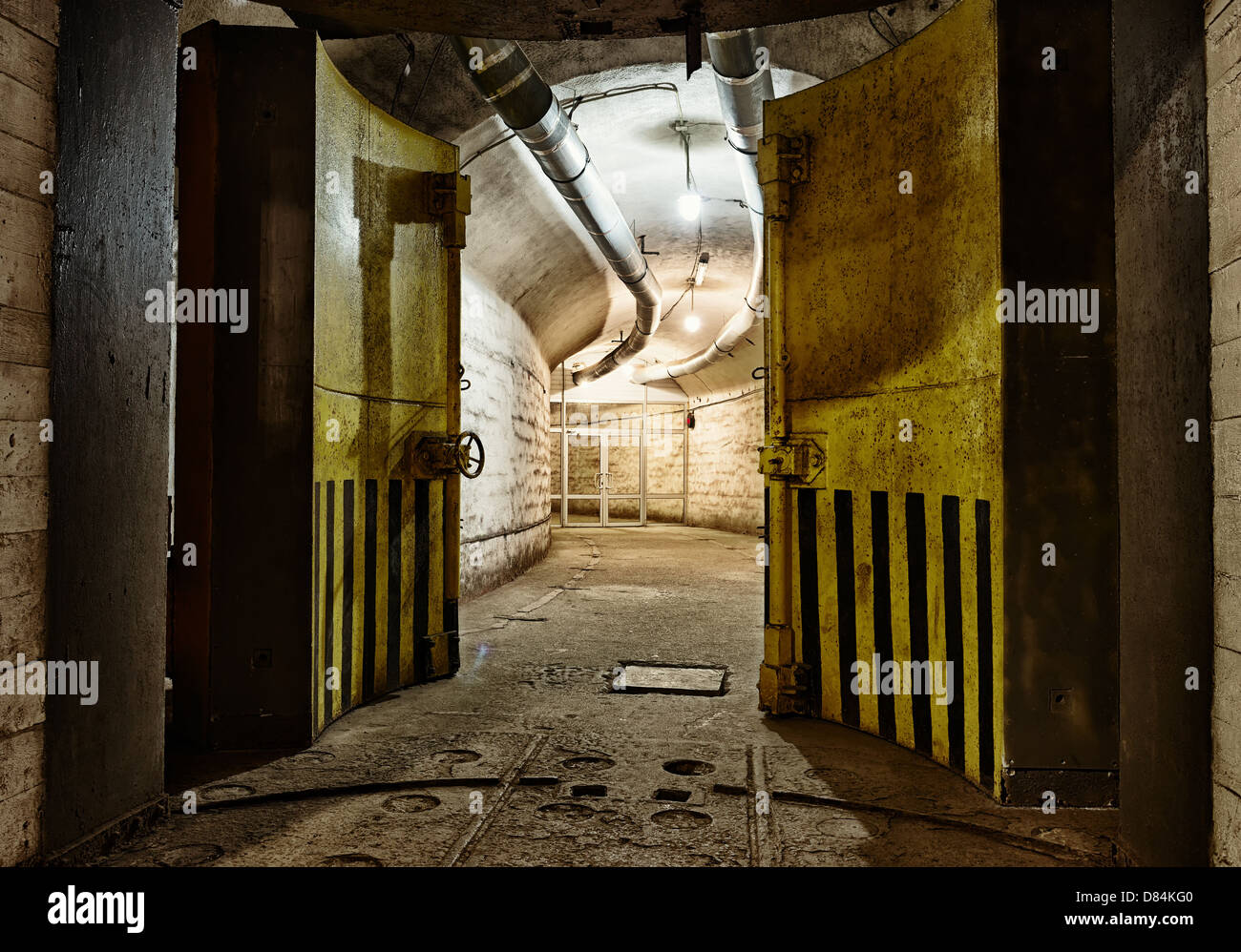 Underground bunker from cold war. Ukraine, Sevastopol Stock Photo