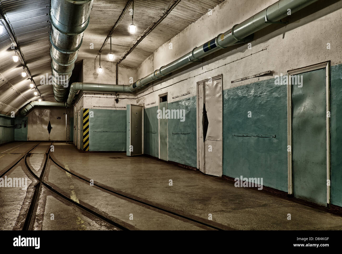 Underground bunker from cold war. Ukraine, Sevastopol Stock Photo