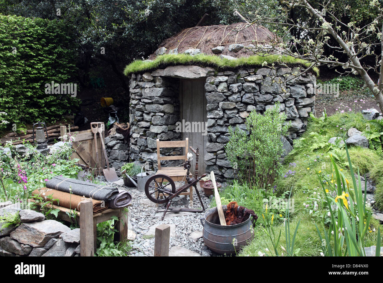 Hebridean Weaver's Garden; Chelsea 2013 Stock Photo