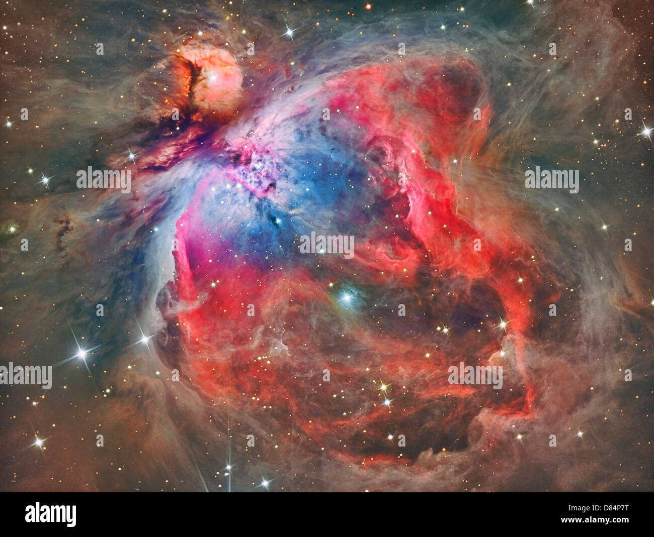 The Orion Nebula Stock Photo