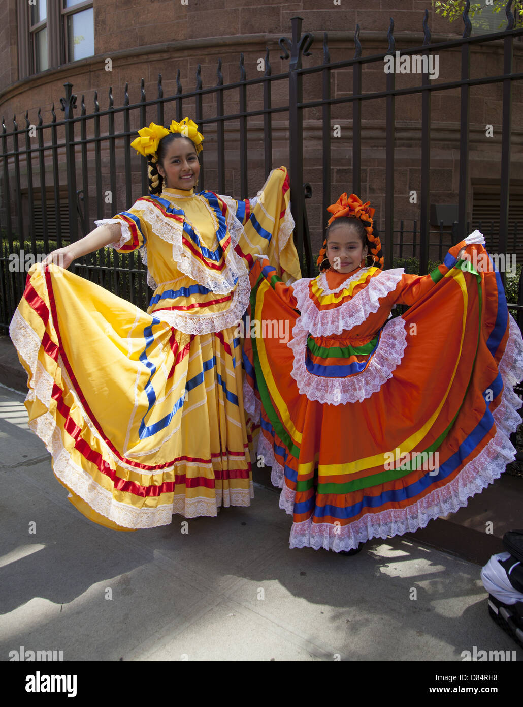 Mexicans in New York City celebrate Cinco de Mayo (5th of May) with a