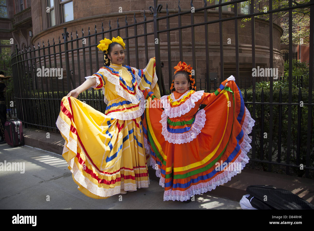 Mexicans in New York City celebrate Cinco de Mayo (5th of May) with a