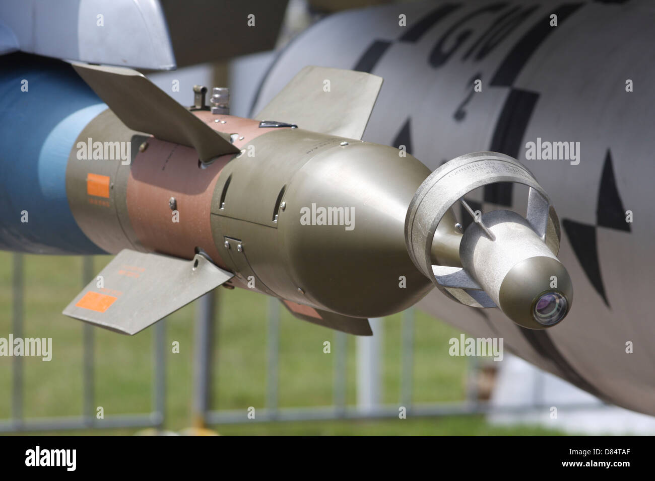 A GBU24 laserguided bomb on a F16 aircraft Stock Photo 56655271 Alamy