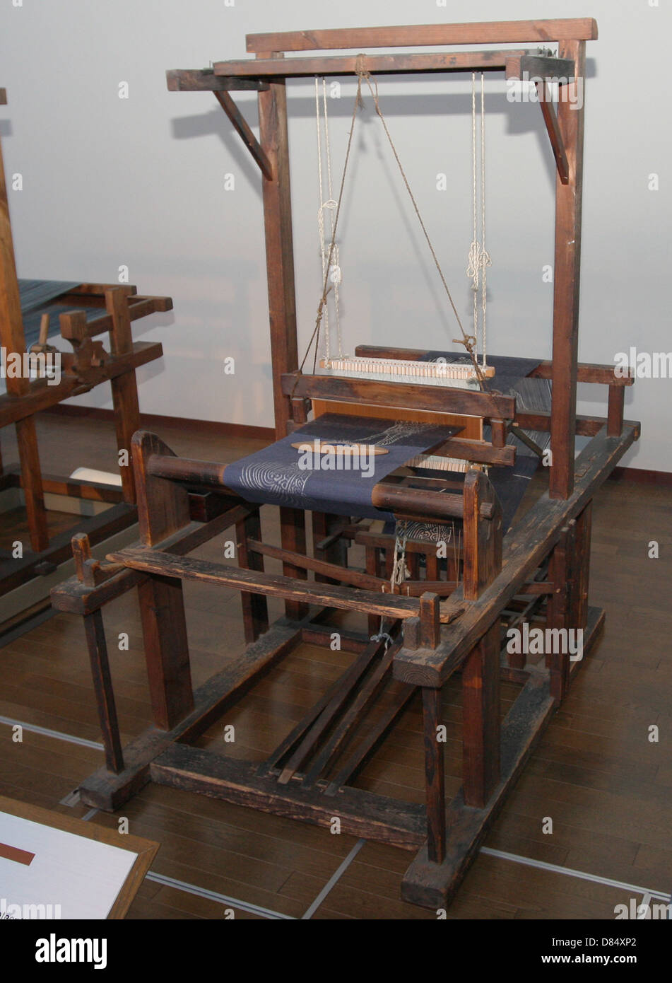 19C (early) Japanese hand loom Stock Photo Alamy