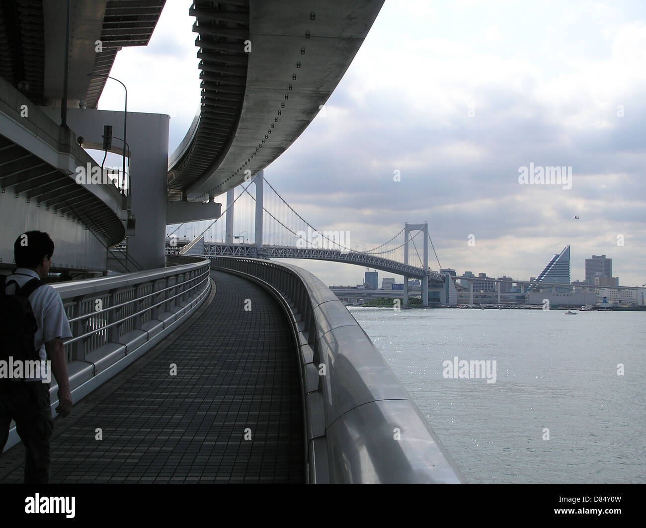 Tokyo rainbow bridge walkway hi-res stock photography and images - Alamy