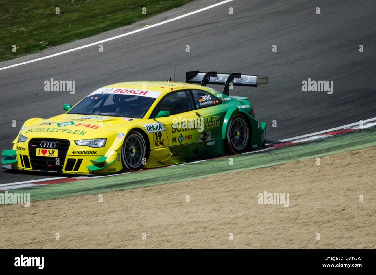 Racing action from DTM, German Touring Car Championship, Brands Hatch ...