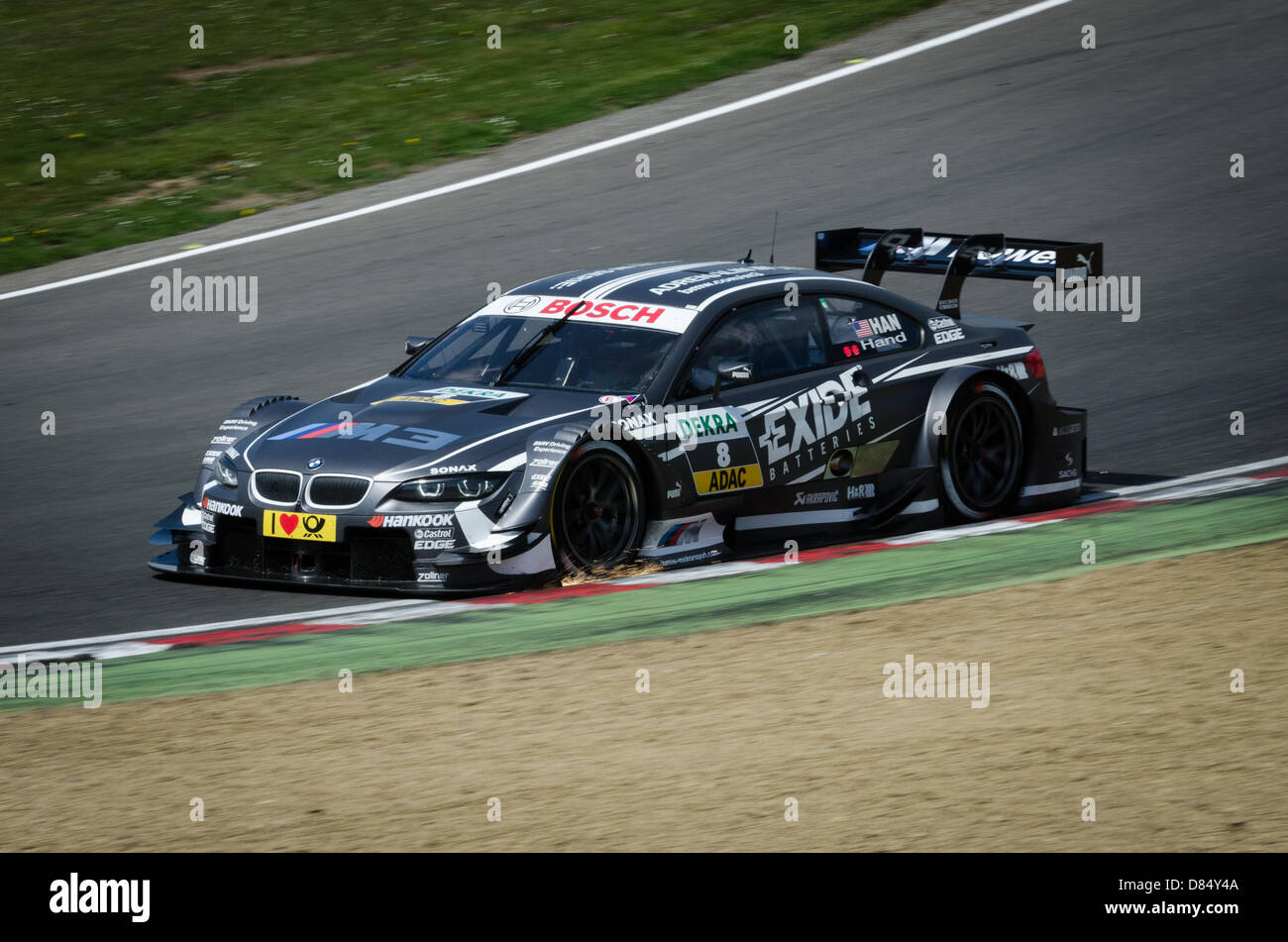Racing action from DTM, German Touring Car Championship, Brands Hatch ...
