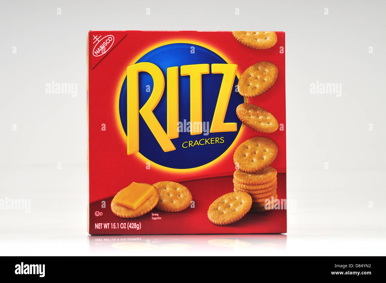Box of Ritz crackers on white background cutout. USA Stock Photo Alamy