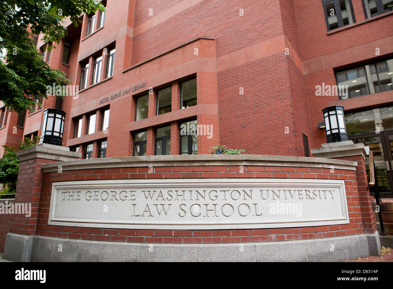 George Washington University Law School building Stock Photo