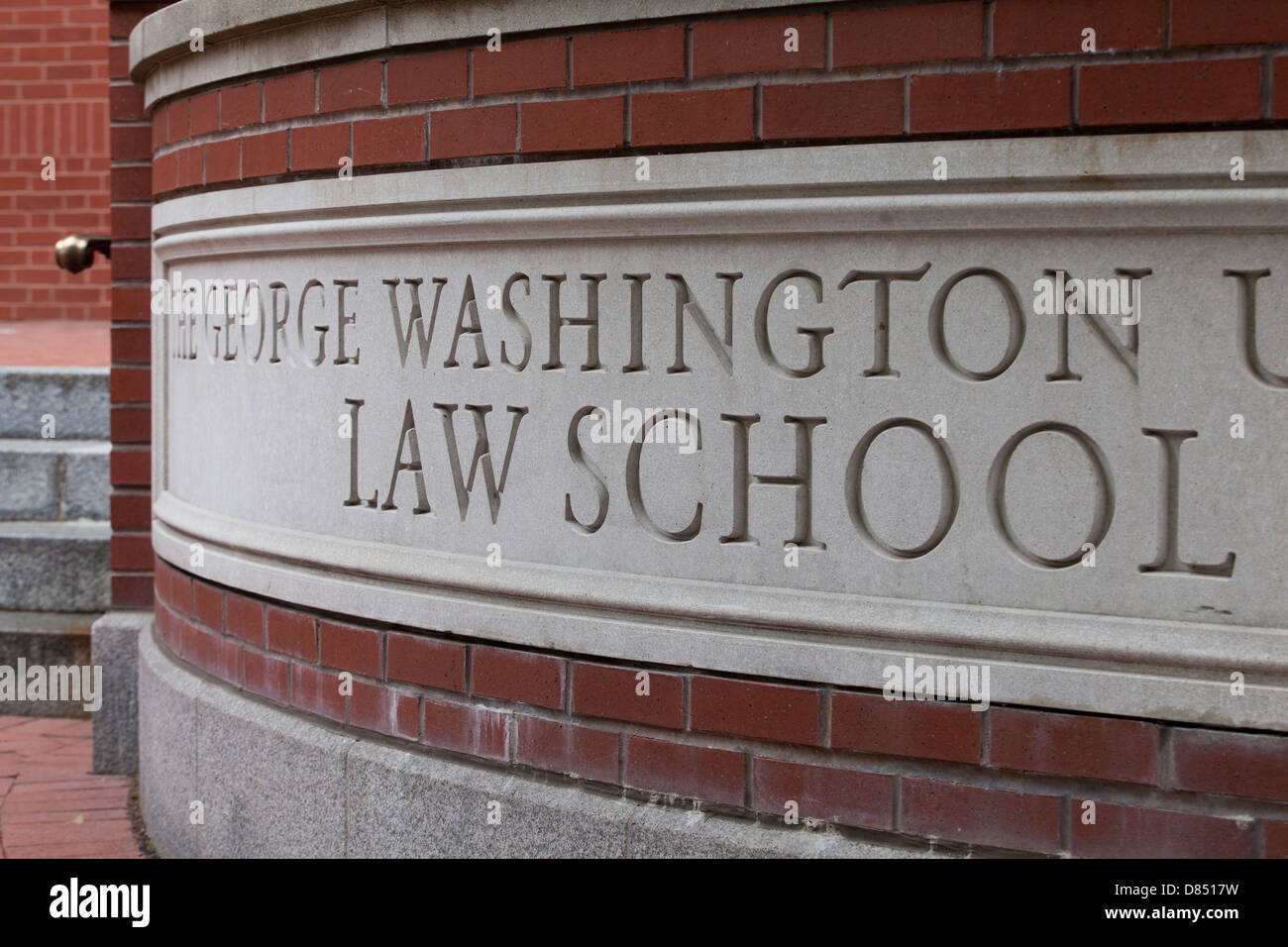 George Washington University Law School building Stock Photo