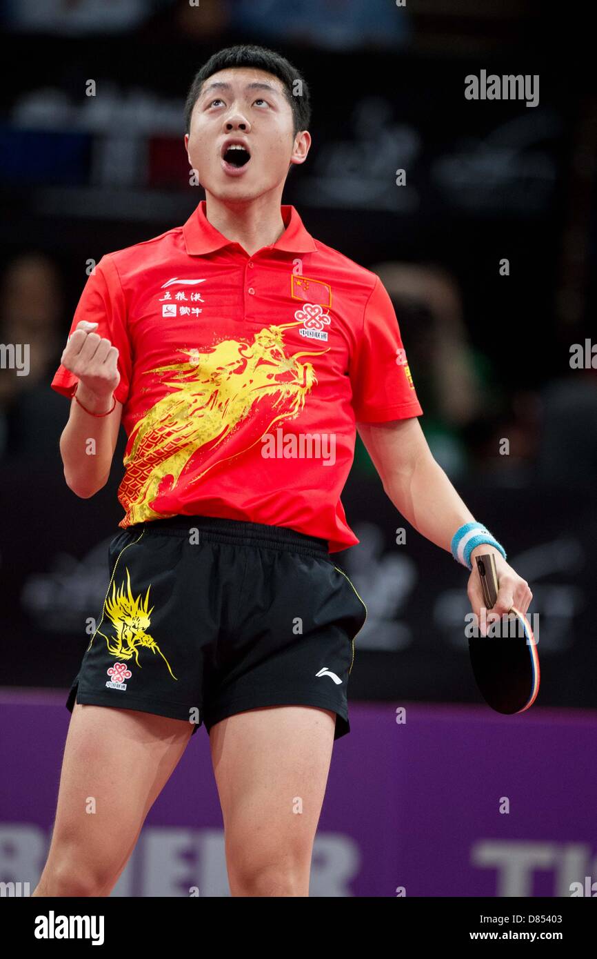 Paris France 19th May 2013 Xu Xin Of China Reacts During Men S Quarterfinal Match Of The 2013 Paris France 19th May 2013 Xu Xin Of China Reacts During Men S Quarterfinal Match Of The 2013