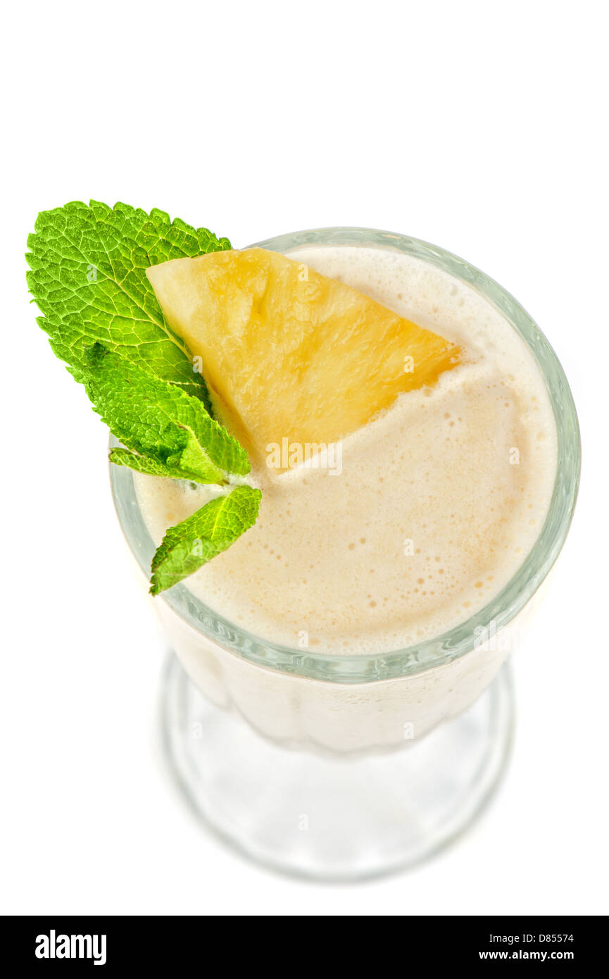 pineapple milk cocktail Stock Photo Alamy