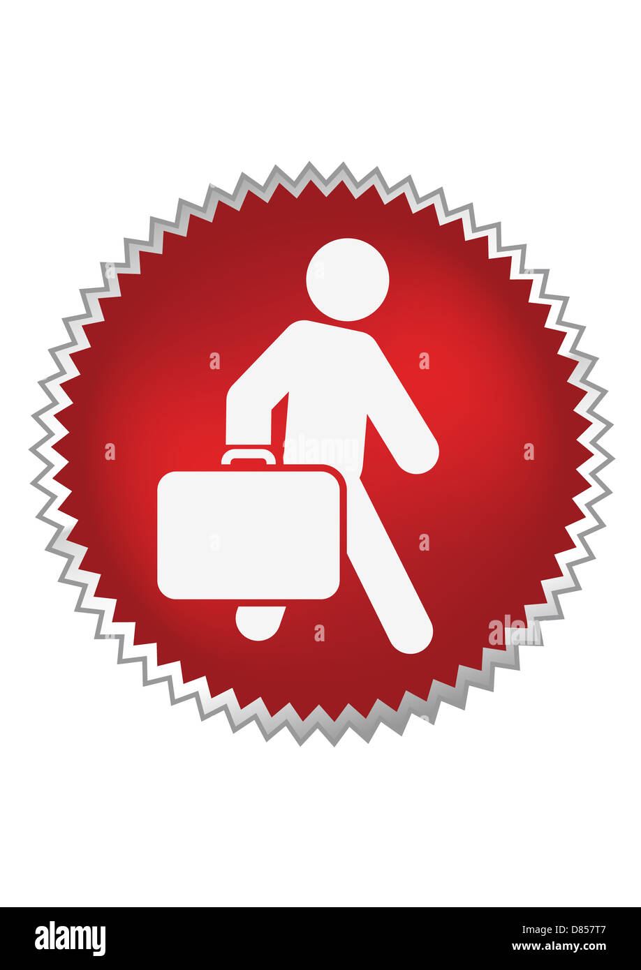 Passenger with luggage moving forward Stock Photo Alamy