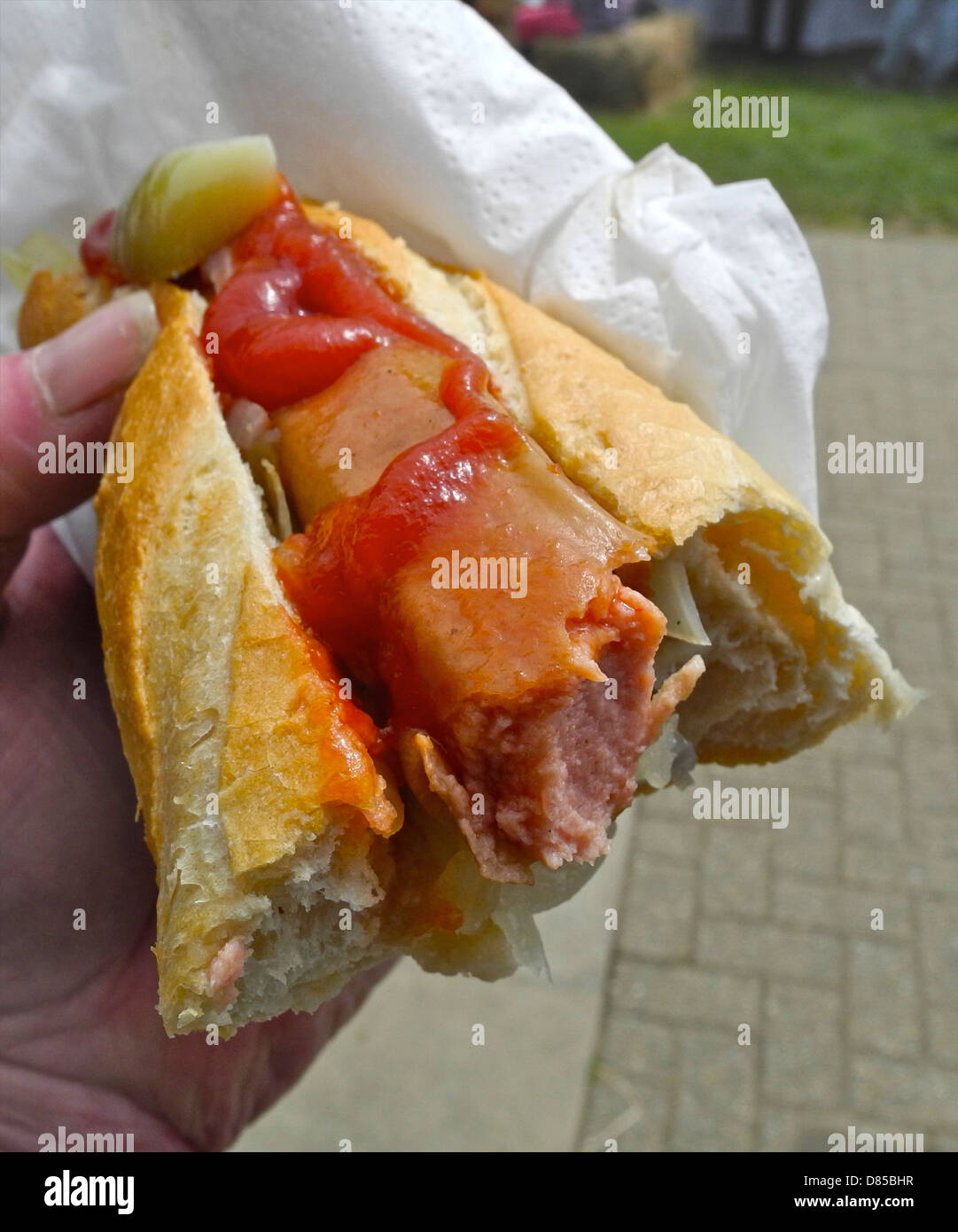 A Hot Dog hotdog fast food junk foods unhealthy eating Photographer's
