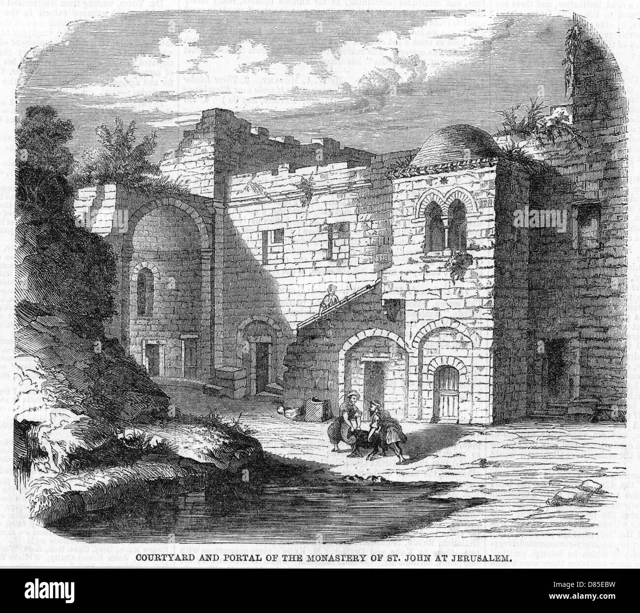 Jerusalem courtyard hi-res stock photography and images - Alamy