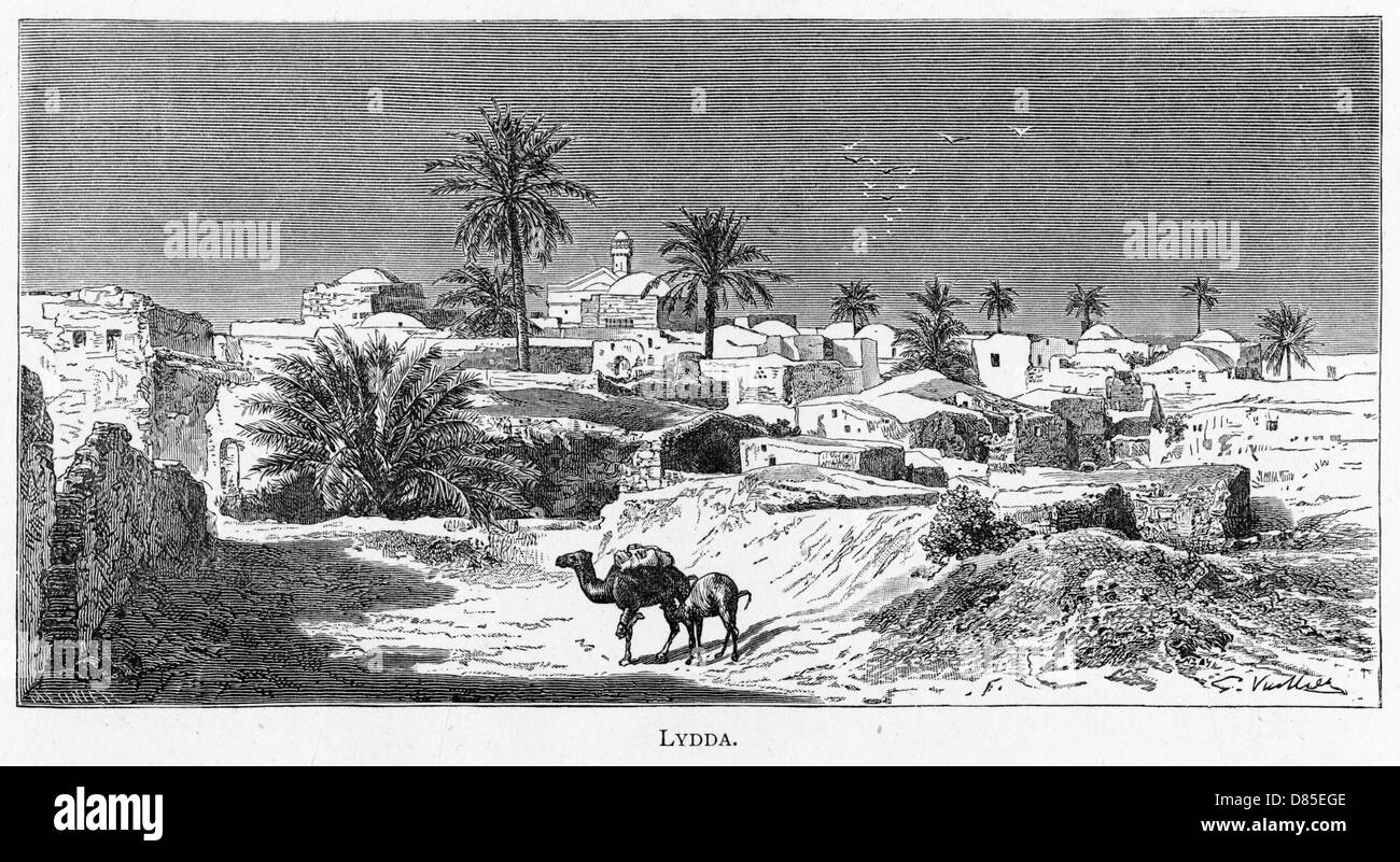 ISRAEL LOD LYDDA Stock Photo