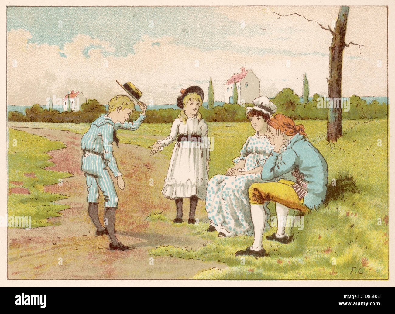 Encounter with Jack and Jill Stock Photo Alamy