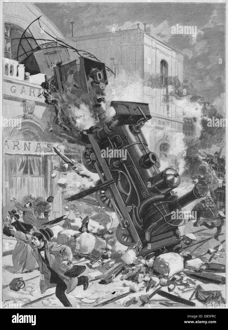 Train crash Black and White Stock Photos & Images Alamy