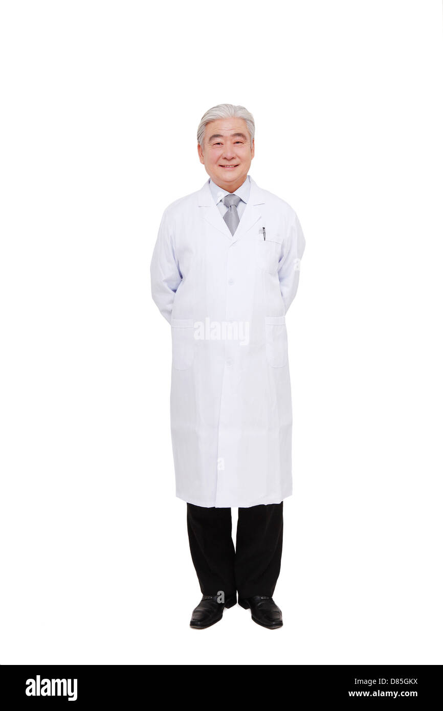 Doctor back view hi-res stock photography and images - Alamy